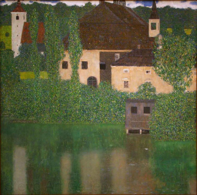 Gustav Klimt Castle with a Moat Norge oil painting art